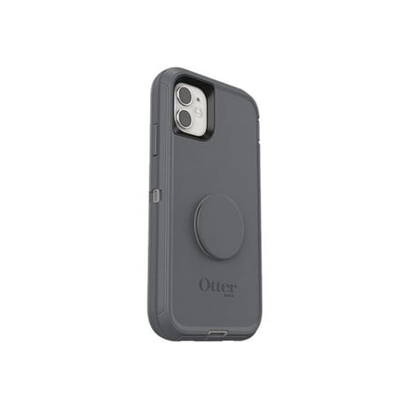 OtterBox - Otter + Pop Defender Series Case for Apple® iPhone® 11 - Howler Gray
