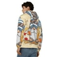 thumbnail image 4 of Naloa Hello Summer Cute Gnome Men’s Hoodies, Zip up Hoodie, Sweatshirts,Hoodies for Men Sizes S-3XL-Medium, 4 of 5