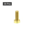 thumbnail image 3 of Unique Bargains Brass Hex Bolts, M6x16mm 30 Pack Fully Thread Grade 4.8 Machine Screws, 3 of 4
