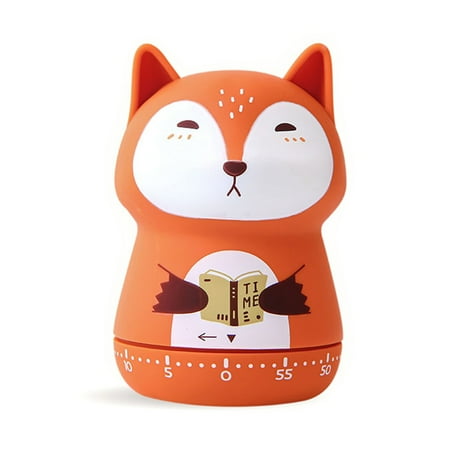 

Kitchen Timer Count Down Alarm Food Cooking Timers Mechanical Animal Fox Shape