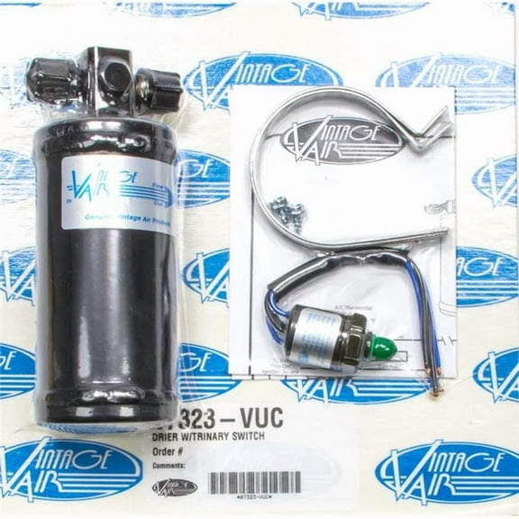 Vintage Air Drier with Trinary Switch - Black - 6in. Height