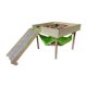 thumbnail image 4 of Escondite para hámster con escaleras Escondite para conejillos de indias Cama pequeña de madera para mascotas para ardillas listadas, 4 of 9