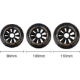 thumbnail image 5 of EcoNesxp Roues de Remplacement pour Patins en Ligne 100mm, 5 of 5