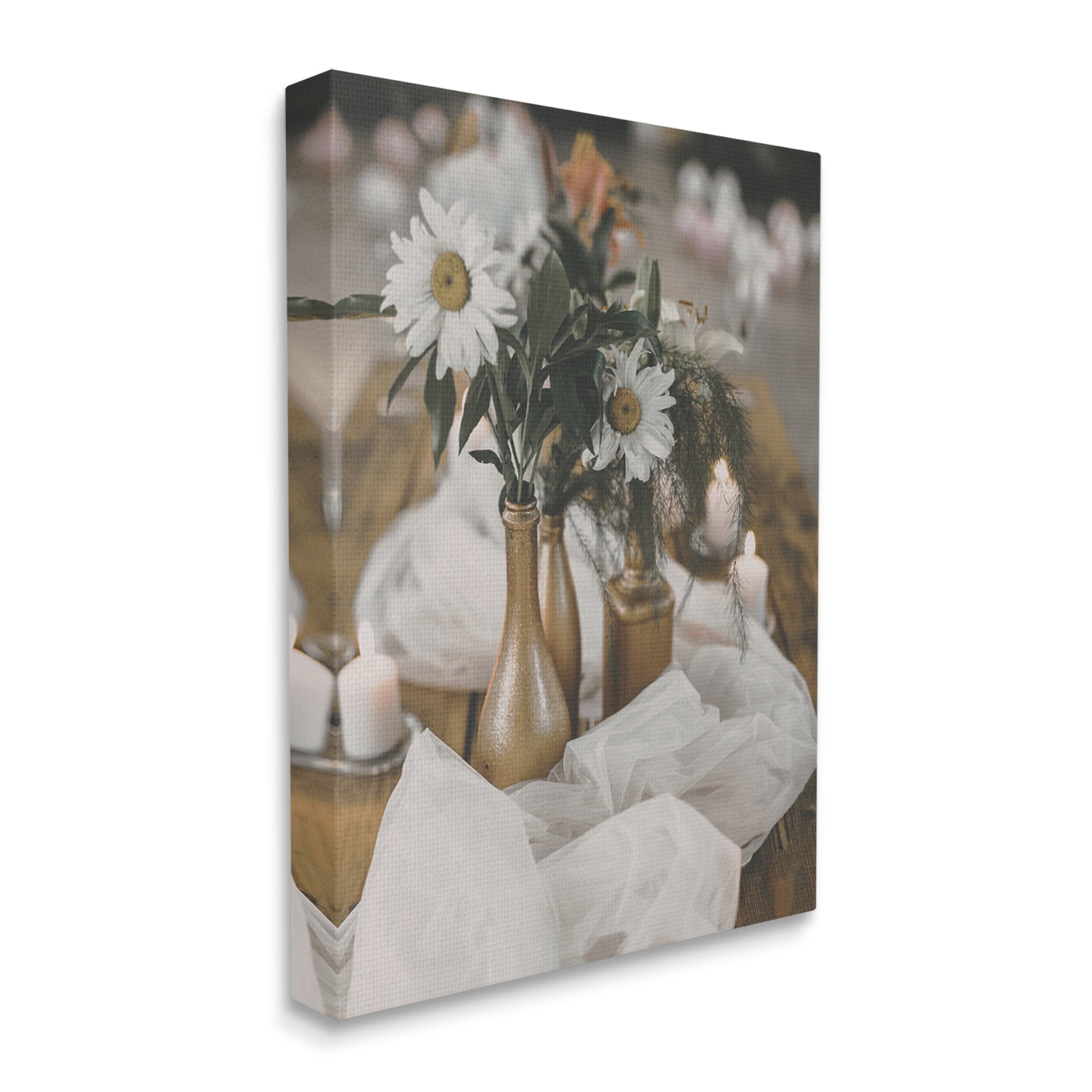 Stupell Industries Rustic Floral Still Life Botanical & Floral Photography Gallery Wrapped Canvas Print Wall Art, 24 x 30