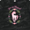 thumbnail image 4 of Inktastic You Are Magical Pink and White Unicorn with Flowers Boys or Girls Toddler T-Shirt, 4 of 5