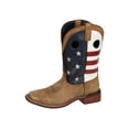 thumbnail image 2 of Smoky Mountain Western Boots Mens Stars And Stripes Brown 4880, 2 of 5