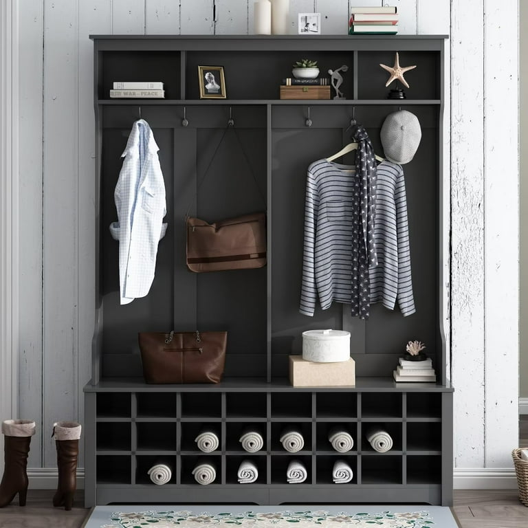 Coat rack store for small spaces