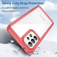 thumbnail image 5 of Allytech Phone Case for Samsung Galaxy A53 5G 6.5 inch,Anti-Slip Shockproof Soft TPU Bumper Acrylic Transparent Lightweight Slim Protective Cover,Red, 5 of 8