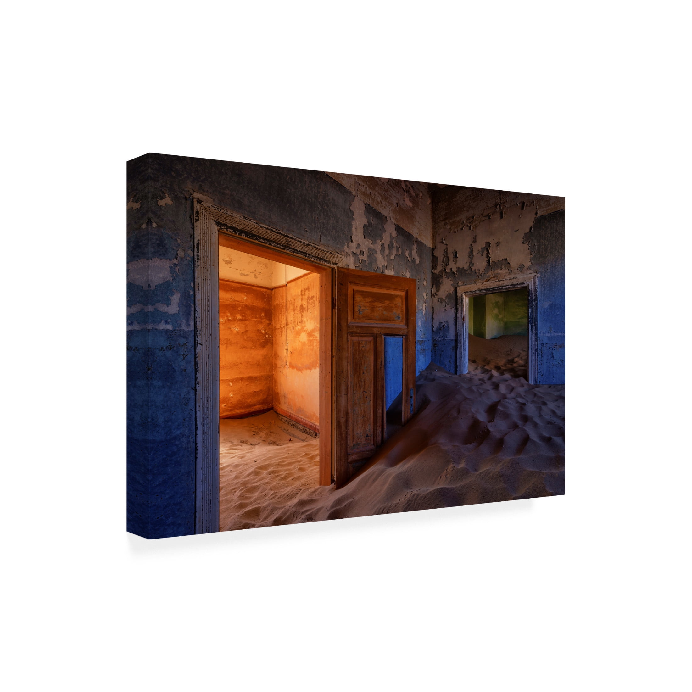 Trademark Fine Art Michael Zheng The Old Neighbors Canvas Wall Art