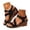 Black, variant on Women Sandals Fashion Toe Sandals Upper Summer Casual Comfortable Slip On Shoes ,Us Size:7.5