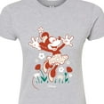 thumbnail image 3 of Disney - Minnie Flowers - Juniors Fitted Graphic T-Shirt, 3 of 5
