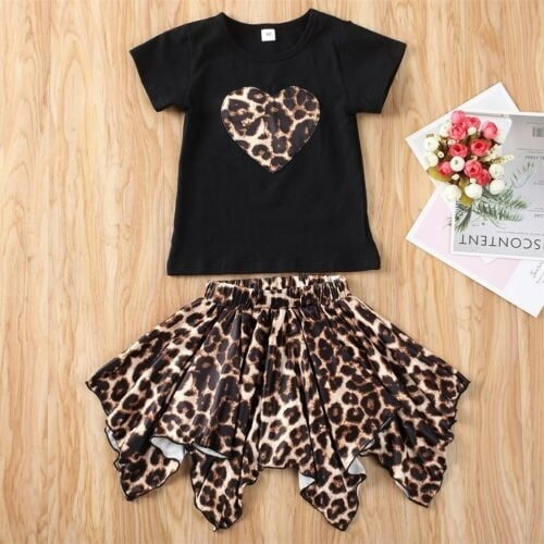 kids leopard dress