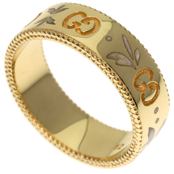 Pre-Owned Gucci Icon Bloom Ring - 18K Yellow Gold Women's GUCCI