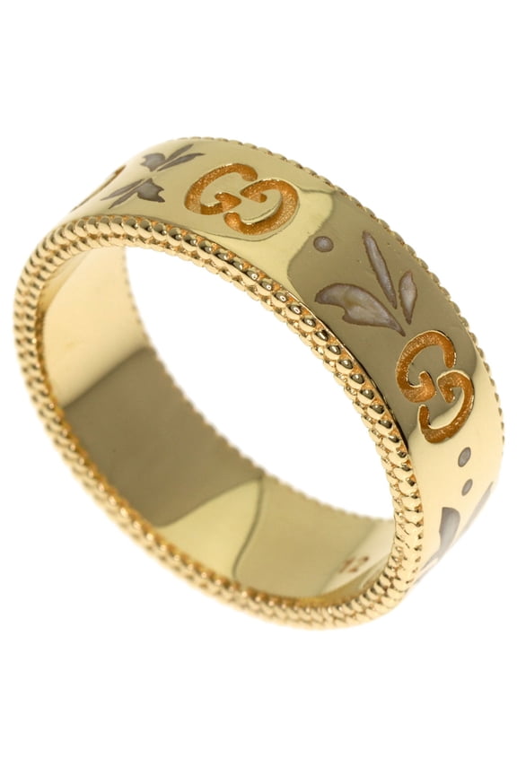 Pre-Owned Gucci Icon Bloom Ring - 18K Yellow Gold Women's GUCCI