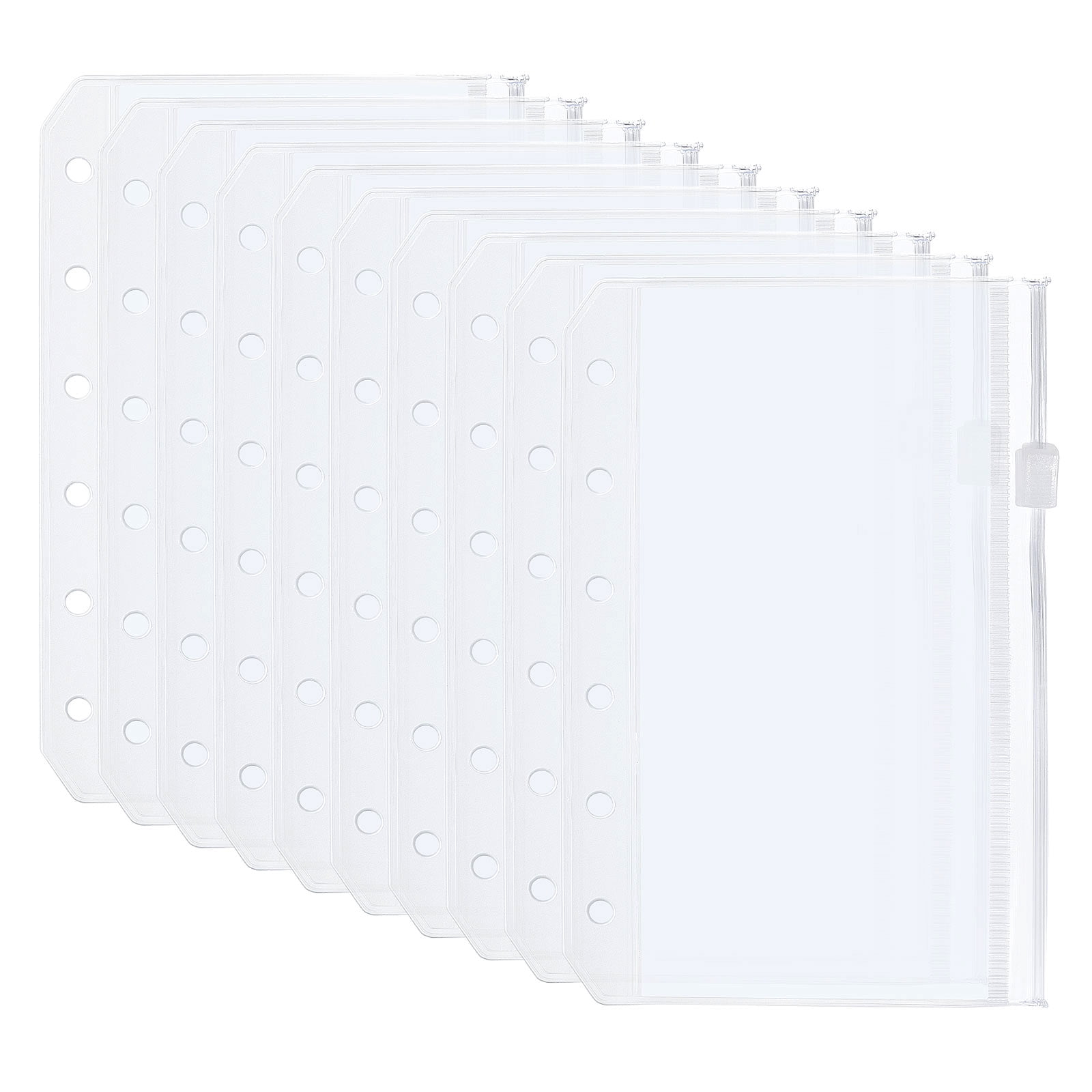 Lot De 10 Étuis Plastifiés Pour Classeur A6 - Feuilles Protection Documents DCA France
