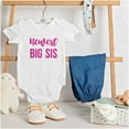 thumbnail image 3 of Newest Big Sis Sisters Older Sibling Bodysuit Jumper Girls Infant Baby Brisco Brands 24M, 3 of 6