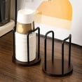 thumbnail image 2 of Shoreew Disposable Cup Holder Single/Double Cup Rack Strong Load-bearing Cup Holder Home Office Restaurant Decor, 2 of 7