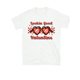 thumbnail image 3 of Camiseta de San Valentín para mujer, diseño divertido de gafas de sol con forma de corazón, ideal para amantes de la moda, ideal para fiestas o regalos, suave y cómoda., 3 of 7
