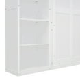 thumbnail image 5 of Newboti Furniture Full Size Murphy Bed Wall Bed with Shelves,White 15655, 5 of 16
