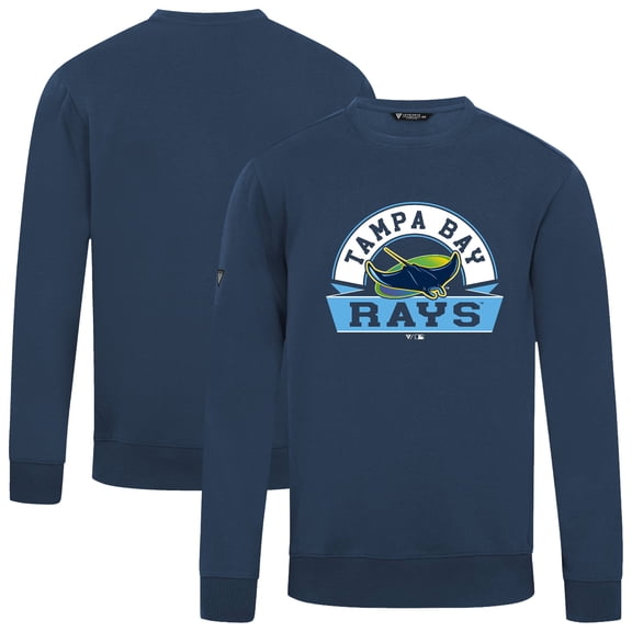 Men's Levelwear  Navy Tampa Bay Rays Zane Banner Arch Sweatshirt