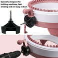 thumbnail image 4 of Dsseng Knitting Machine Adapter Quick Knitting Crank Handle Adapter Power Screwdriver with ¼” Hex Steel Bit Fit Sentro Knitting Machine 22/40/48 for Beginners and Knitters, 4 of 9