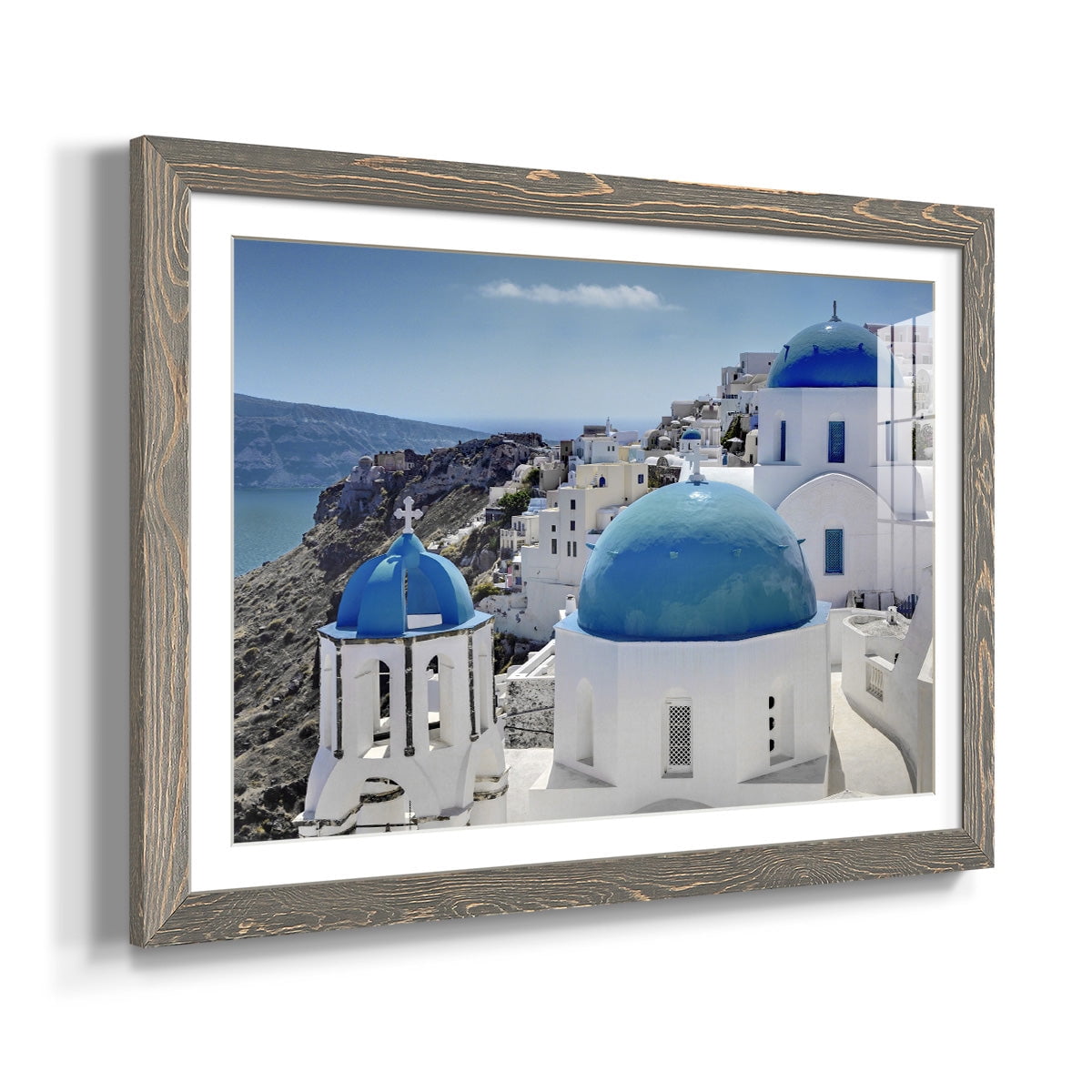 Santorini Saturday-Premium Framed Print - Ready to Hang