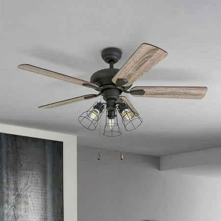 

The Gray Barn Rugaard 42-inch Bronze 3-light LED Ceiling Fan