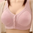 thumbnail image 2 of Lixiuxyad Sports Bra with Cups Women's Front Buttoned Large Sized Bra Vest Style Underwear Women's Bras Without Steel Rings, 2 of 6