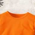 thumbnail image 4 of GYRATEDREAM Toddler Baby Halloween Top Printing Dress Outfits Long Sleeve Top + Dress Set 0-4 Years, 4 of 8