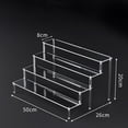thumbnail image 2 of Mosiee 2-5 Layers Acrylic Display Stand Perfume Figurine Transparent Storage Rack, 2 of 9