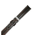 thumbnail image 2 of MS885 22mm Long Watch Strap Brown Oil Tan Leather Contrast Stitch, 2 of 2