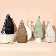 GAEKEAO Sling Bag for Women Crossbody Bags Fanny Pack Vegan Leather Chest Bag Travel Shoulder Belt Purse Backpack Gifts
