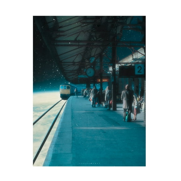 Trademark Fine Art spacerocket art 612 Canvas Wall Art