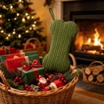 thumbnail image 4 of Dog Christmas Stocking, Knit Christmas Stocking for Dogs, Bone Shape Dog Stocking Christmas Large Pet Stockings Hanging Dog Christmas Stocking for Dogs Cats Pets, 4 of 6