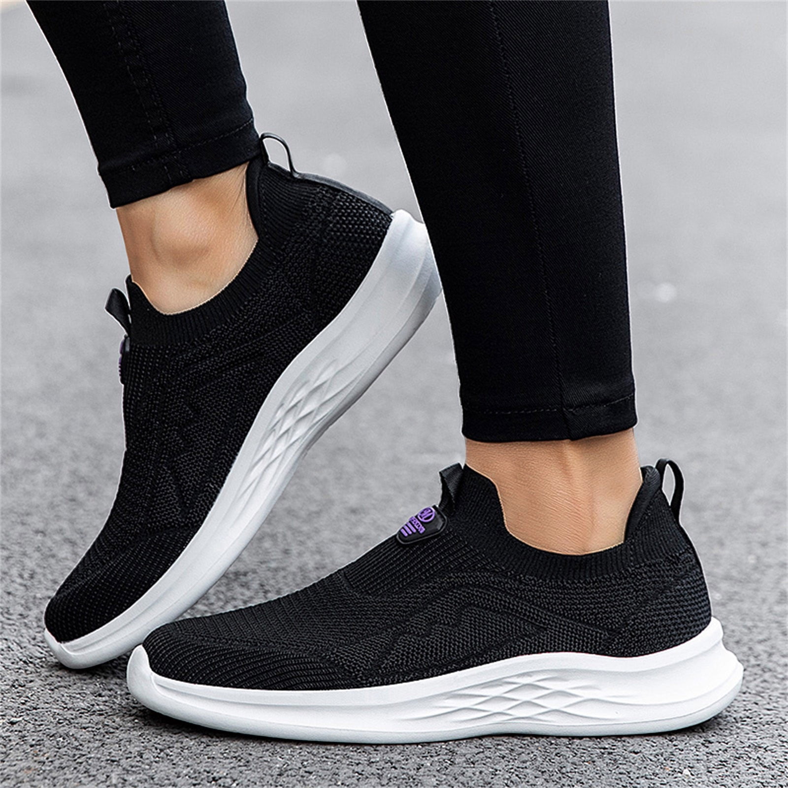 WNVMWI Womens Shoes Dress Shoes for Women Slip on Sneakers Women Footwear  Ladies Summer Fashion Solid Colour Mesh Breathable Soft Bottom Lightweight  Large Size Casual Shoes Trainers Footwear Size 39 - Walmart.com