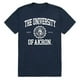 W Republic Vêtements 526-100-NVY-05 l'Université de Akron Seal Tee-Shirt pour les Hommes - Navy&44; 2XL – image 1 sur 2