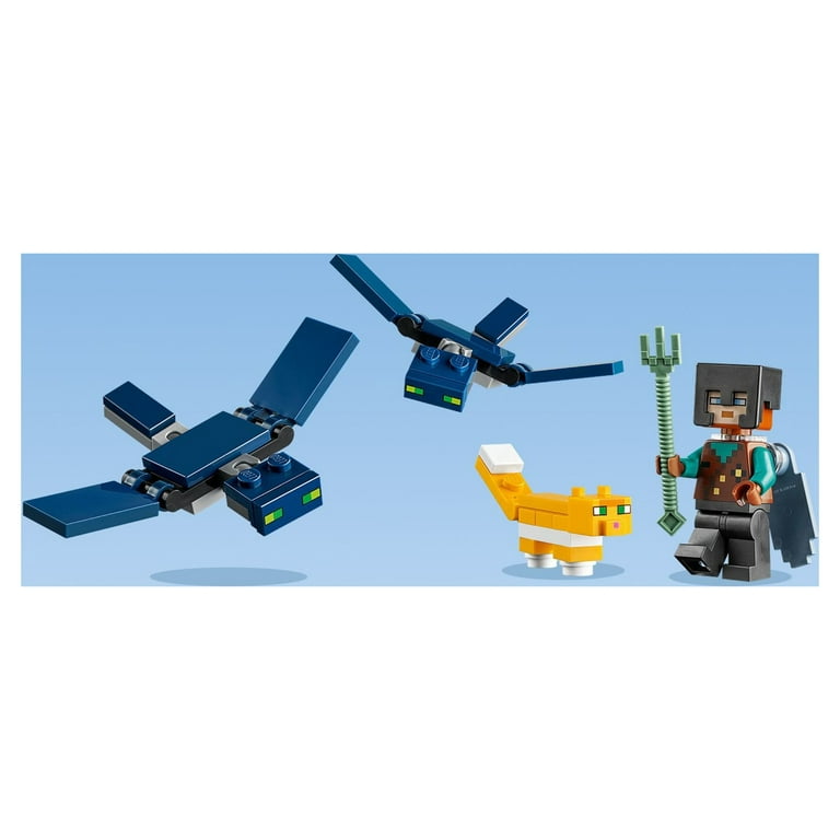  LEGO Minecraft The Sky Tower 21173 Fun Floating Islands  Building Kit Toy with a Pilot, 2 Flying Phantoms and a Cat; New 2021 (565  Pieces) : Toys & Games