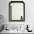 thumbnail image 2 of WallBeyond Wood Frame Farmhouse Bathroom Mirror for Wall Mounted, Home Decor, 18"×24", Black, 2 of 7