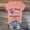 Pink, variant on 250Th Anniversary Usa Shirt Patriotic Flag Graphic V Neck 250Th Anniversary Casual Tee Usa Shirt Pink S