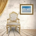 thumbnail image 3 of Zwick, Martin 32x23 Gold Ornate Wood Framed with Double Matting Museum Art Print Titled - Icebergs frozen into the sea ice of the Uummannaq Fjord System during winter, 3 of 4