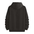 thumbnail image 5 of Valora Men Sweatshirt Men's Hoodies Sweatshirts Casual Bull Head Graphic Drawstring Pullover Hoodie for Everyday Comfort and Versatility Dark Gray XS, 5 of 5