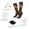 thumbnail image 5 of Fotbe Medieval Knight Dog print Women's Men's Novelty Crew Socks Cotton Socks Knee High Socks for Walking,Running,Nurses,Pregnancy, 5 of 8