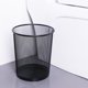 thumbnail image 4 of 1 cubo de basura de malla circular, cubo de basura para baños, cocinas, oficinas en el hogar, dormitorios (negro), 4 of 4