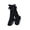 Black, variant on Gureui Newborn Infant Baby Girls Tube Socks Solid Color Bowknot Letter Printing Fashion Breathable Warm Mid Stockings
