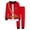 N-Red, variant on Christmas Pajamas for Kids Cute Elf Pajamas Holiday Long Sleeve Crew Neck Sleepwear Matching Christmas Pjs 3-4 Years