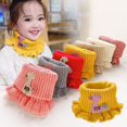 thumbnail image 1 of Bufanda tejida de 6 piezas para niños de 2 a 4 años, funda para el cuello de lana cálida, bufanda para bebé, bufanda para niños, 1 of 5