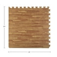 thumbnail image 6 of Stalwart EVA Foam Floor Tiles 6-Pack 24 SQFT interlocking Woodgrain Mats, 6 of 8