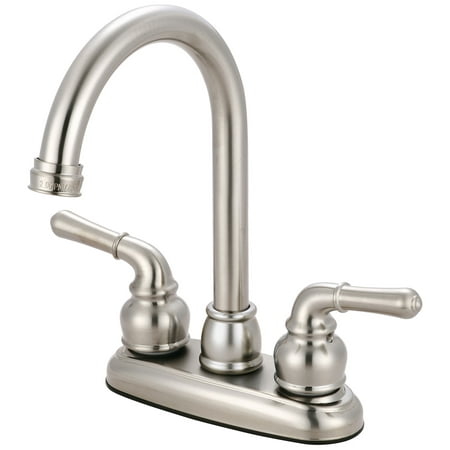 UPC 763439840110 product image for Olympia Faucets B-8160 Accent 1.5 GPM Centerset 5-1/4  Reach Bar Faucet - Nickel | upcitemdb.com