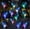 Blue Hummingbird, variant on Becikitc Solar Wind Chime Lights Outdoor – LED Color Changing Hanging Lamp with Crystal Balls, Waterproof Garden Decor for Yard Patio