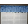 thumbnail image 2 of faux burlap window valance 58 wide slate blue, 2 of 2